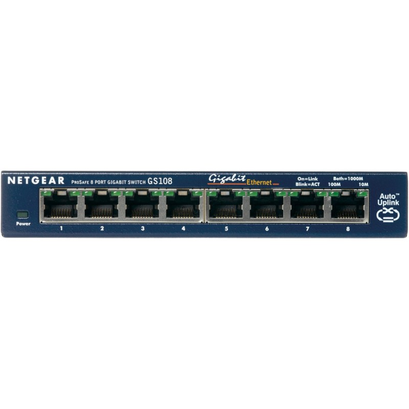 ProSafe 8-Port Gigabit Desktop Switch GS108GE