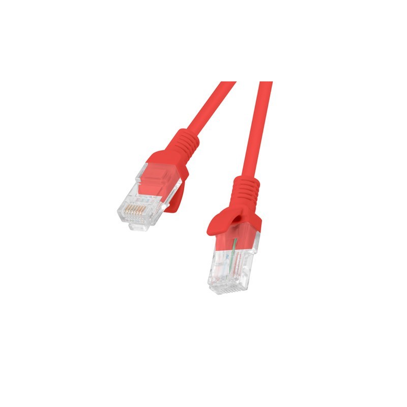 Lanberg PCU6-10CC-0300-R cable de red 3 m Cat6 U UTP (UTP) Rojo
