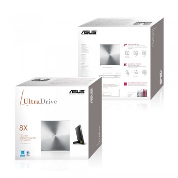 ASUS SDRW 08U5S-U - Unidad de disco - DVD RW ( R DL)   DVD-RAM - 8x 8x 5x - Hi-Speed USB - externo - 90DD0112-M20000