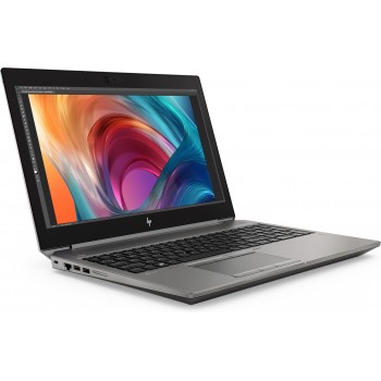 HP ZBook 15 G6 Plata - 15.6" - 1920x1080 - Intel Core i7 9 Gen - 16GB - 512GB SSD - NVIDIA Quadro T2 8JM02EAABE