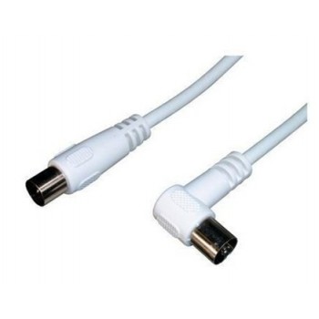 Nilox NX090701101 cable coaxial 2 m IEC 169-2 Blanco