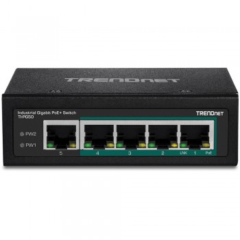 Trendnet TI-PG50 switch Gestionado Gigabit Ethernet (10 100 1000) Negro Energía sobre Ethernet (PoE)