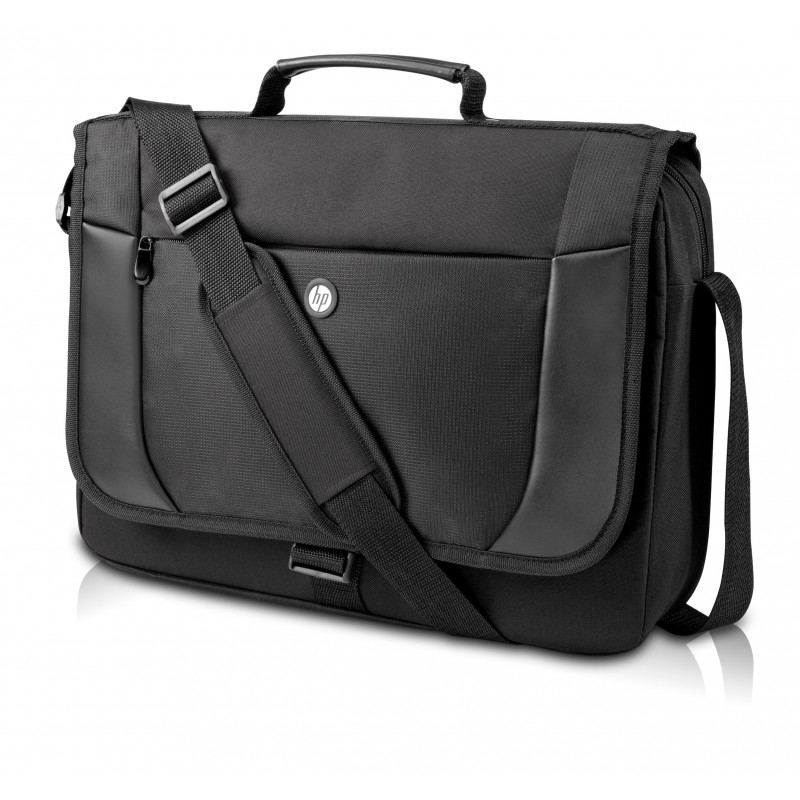 HP Maletín Essential Messenger, 43,9 cm (17.3"), Messenger case, Negro, Resistente al polvo, Resiste H1D25AA