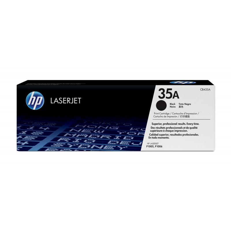 Cartucho de toner original LaserJet HP 35A negro CB435A