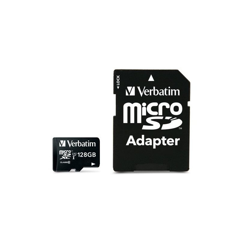Verbatim Premium 128GB MicroSDXC Clase 10 UHS-I 44085