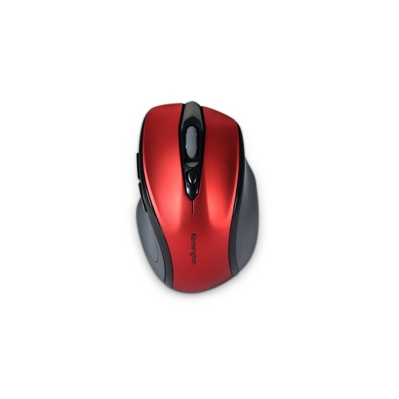 Kensington Ratón inalámbrico Pro Fit tamaño mediano, rojo rubí K72422WW