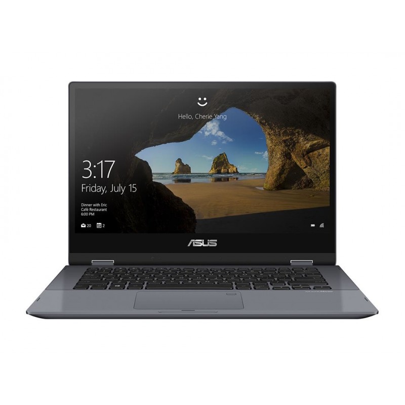 ASUS VivoBook Flip Gris Híbrido (2-en-1) 14" - 1920x1080 Táctil - Intel Core i3 - 4GB - 256GB SSD -  90NB0N31-M09540