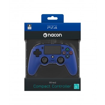 NACON PS4OFCPADBLUE, Gamepad, PlayStation 4, Share, Alámbrico, 3 m, 170 mm