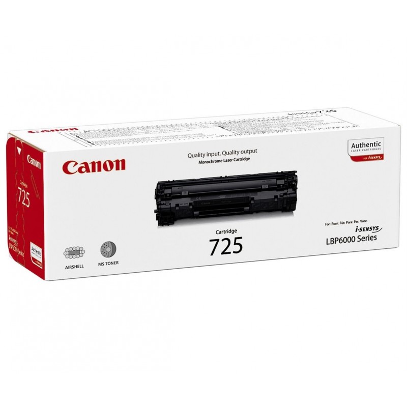Canon CRG 725 Original Negro 3484B002