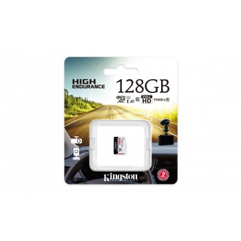 Kingston High Endurance 128 GB MicroSD Clase 10 UHS-I SDCE 128GB