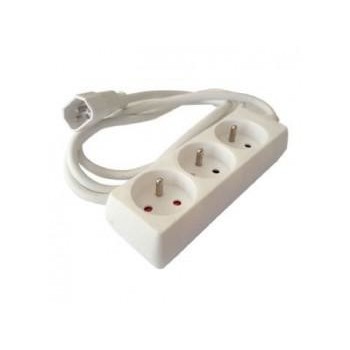 REGLETA RIELLO CONVIERTE TOMA IEC A 3 TOMAS V61-0846