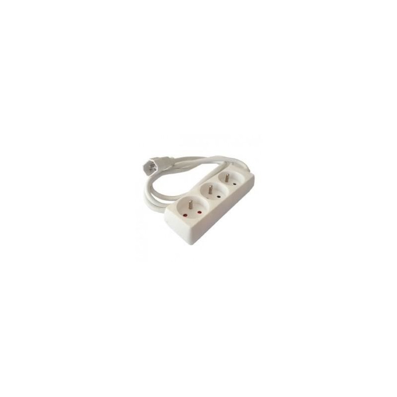 REGLETA RIELLO CONVIERTE TOMA IEC A 3 TOMAS V61-0846