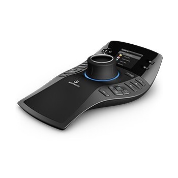 3Dconnexion SpaceMouse Enterprise, Izquierda, USB, 800 g, Negro 3DX-700056