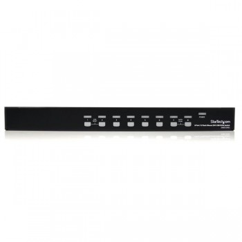 StarTech.com 8 Port 1U RackMount DVI USB KVM Switch - Conmutador KVM - USB - 8 x KVM port(s) - 1 usu SV831DVIU