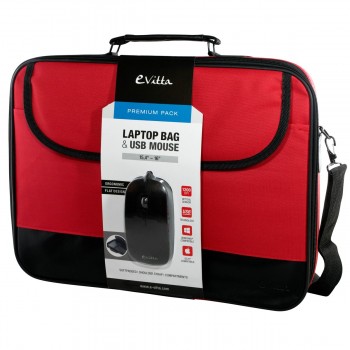 LAPTOP BAG PREMIUM PACK 16 RED EVLB000301