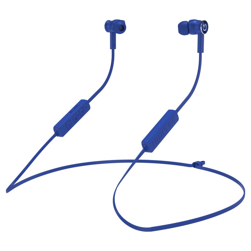 Hiditec AKEN auriculares para móvil Binaural Dentro de oído, Banda para cuello Azul INT010002