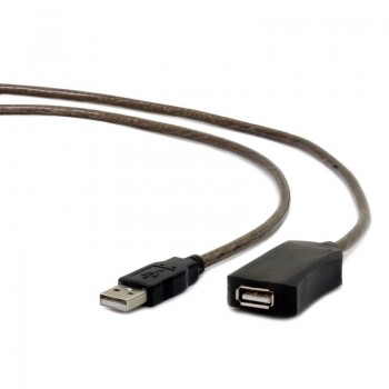 iggual IGG309575, 5 m, USB A, USB A, 2.0, Macho Hembra, Negro