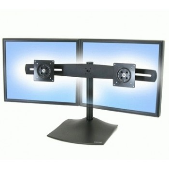 Ergotron DS Series DS100 Dual Monitor Desk Stand, Horizontal 61 cm (24") Negro 33-322-200