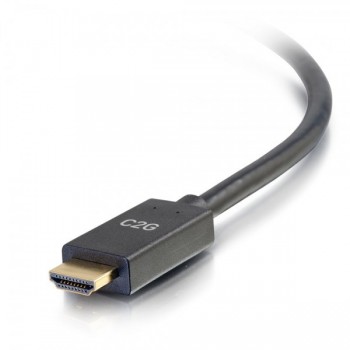 C2G Cable para adaptador pasivo de DisplayPort[TM] macho a HDMI[R] macho, 1,8 m, 4K 30 Hz 84433