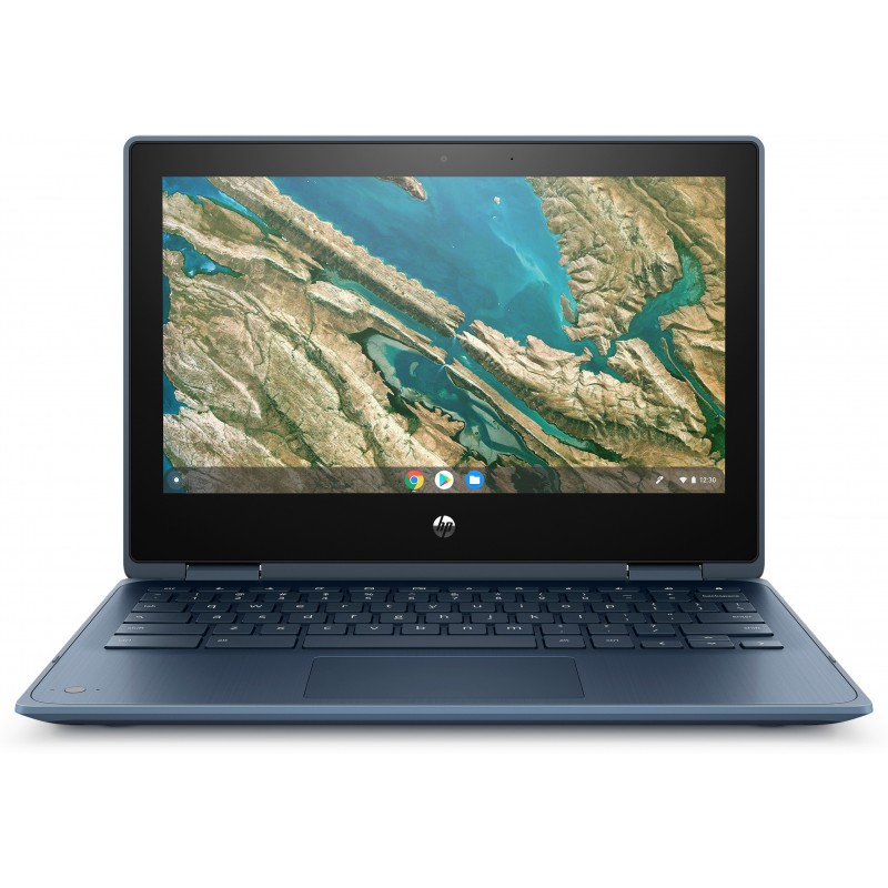 HP Chromebook x360 11 G3 EE Azul - 11.6" - 1366x768 Táctil - Intel Celeron N - 8GB - 64GB eMMC - Wi- 9VX69EAABE