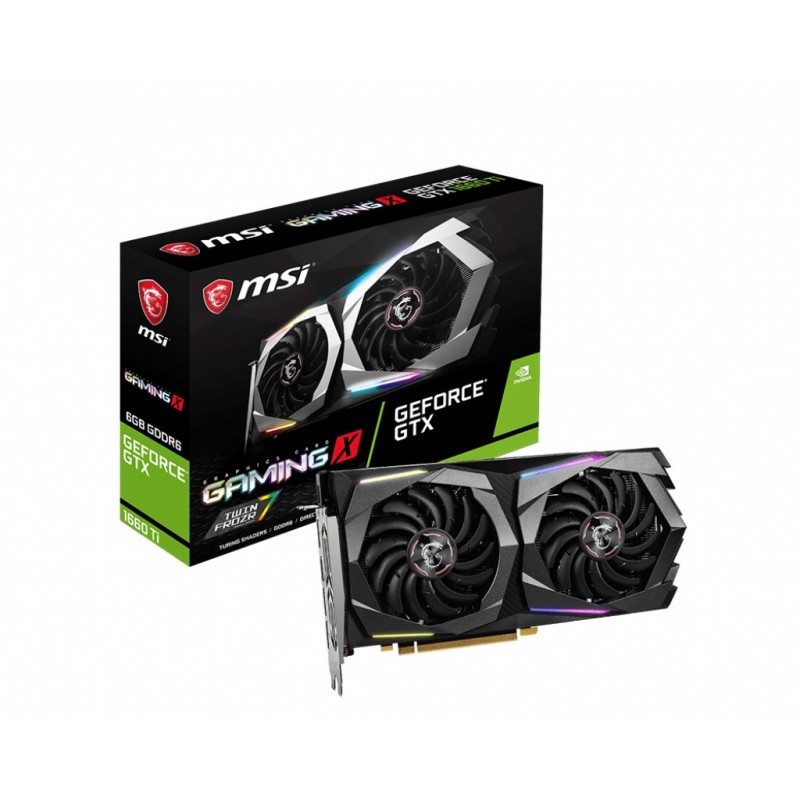 MSI VGA NVIDIA GTX 1660 Ti GAMING X 6GB DDR6 912-V375-040