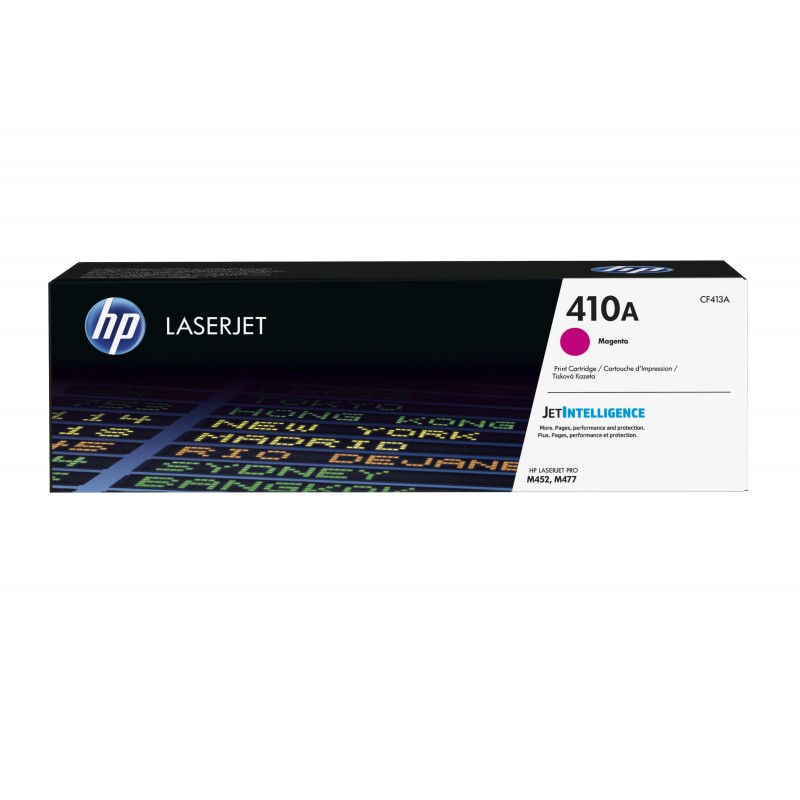 Cartucho de toner original LaserJet HP 410A magenta CF413A