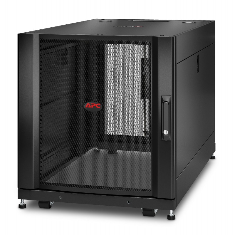 APC NetShelter SX 12U Rack o bastidor independiente Negro AR3103