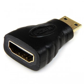 StarTech.com Adaptador HDMI a Mini HDMI – Hembra a Macho, Mini HDMI, HDMI, Negro HDACFM