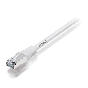 LATIGUILLO DE RED EQUIP 605616 - RJ-45 - S FTP - CATEGORIA 6a - 10 METROS - COLOR BLANCO