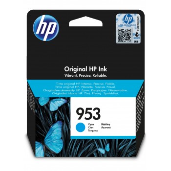 Cartucho de tinta Original 953 cian F6U12AE301