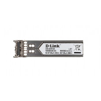 D-Link DIS?S301SX, 1000 Mbit s, mini-GBIC, SFP, SX, Fibra óptica, Plata DIS-S301SX