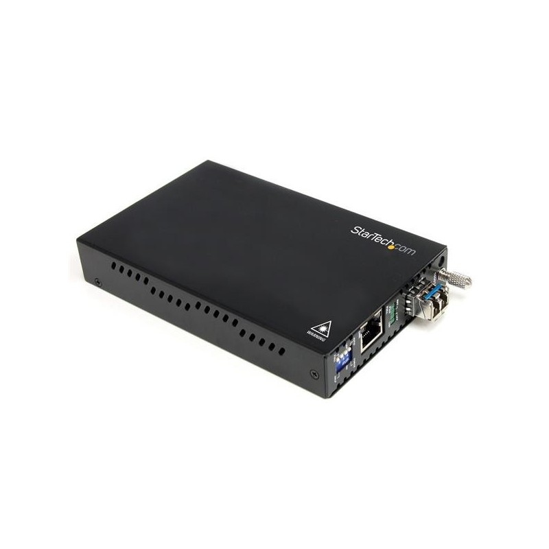 StarTech.com Conversor de Medios Gigabit a Fibra Multimodo Modo 1000Mbps LC 550m, 2000 Mbit s, 1000B ET91000LC2