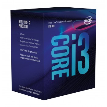 Intel Core - i3-8100 - 3,6 GHz BX80684I38100