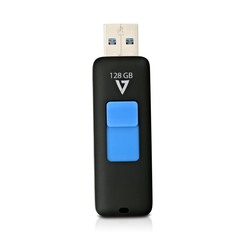 V7 VF3128GAR-BLK-3E unidad flash USB 128 GB USB tipo A 3.0 (3.1 Gen 1) Negro