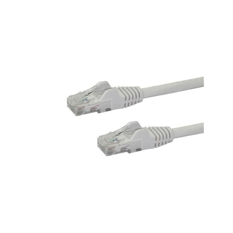 StarTech.com Cable de Red de 0,5m Blanco Cat6 UTP  N6PATC50CMWH