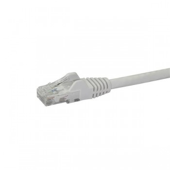 StarTech.com Cable de Red de 0,5m Blanco Cat6 UTP  N6PATC50CMWH