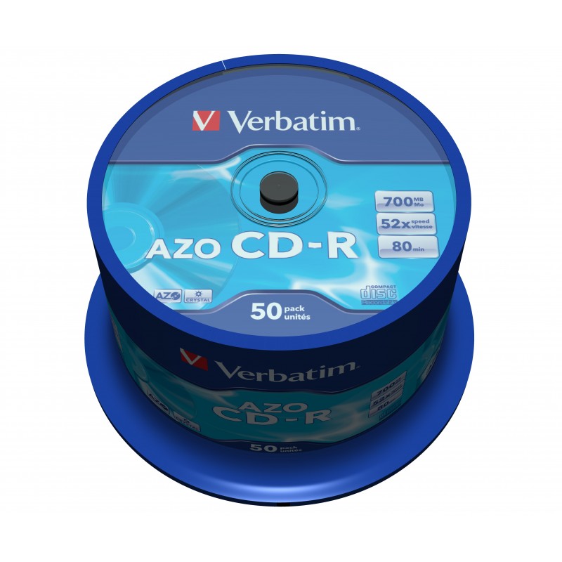 Verbatim DataLifePlus - 50 x CD-R 700 MB 48x - eje - soportes de almacenamiento 43343