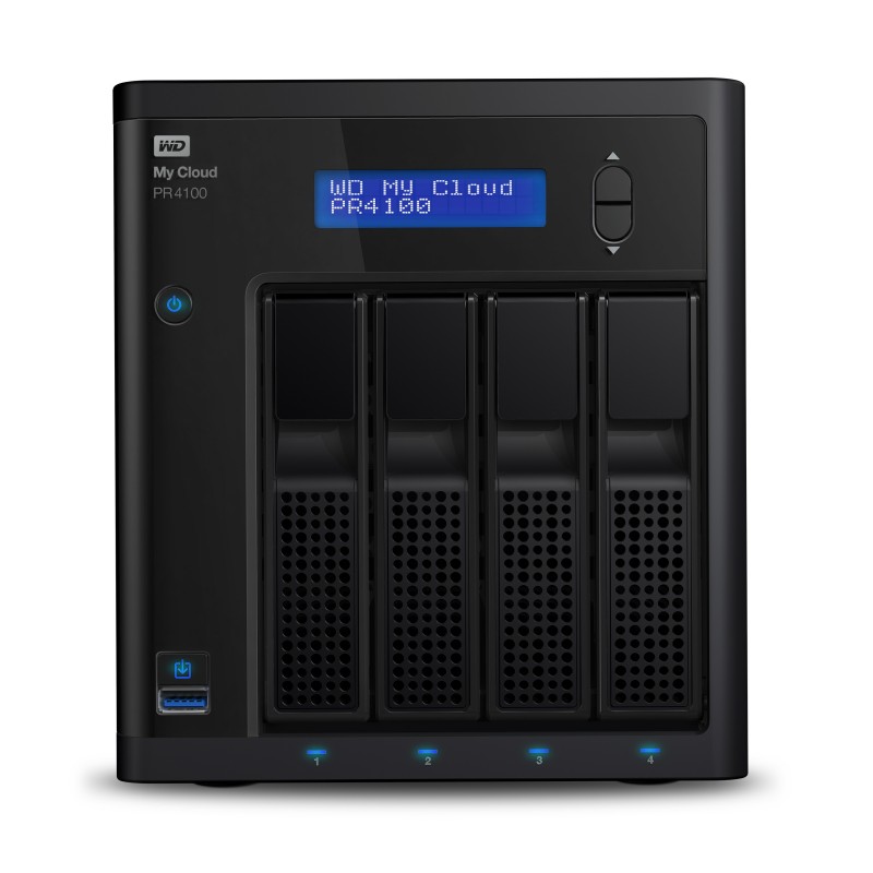 WD NAS My Cloud PR4100 16TB EMEA WDBNFA0160KBK-EESN