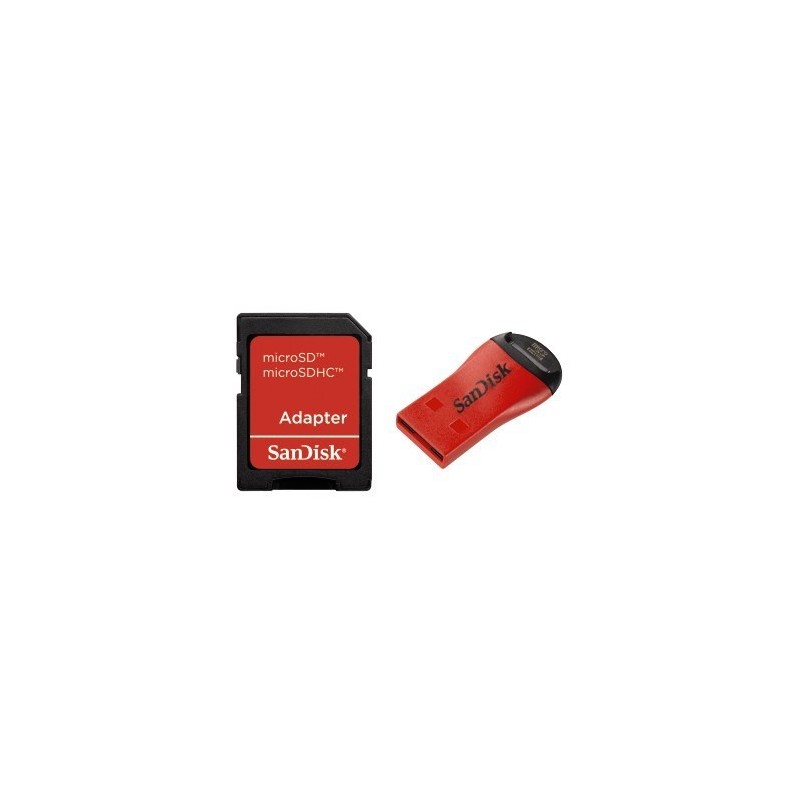 Sandisk MobileMate Duo, microSDHC, Negro, 480 Mbit s, USB 2.0 SDDRK-121-B35