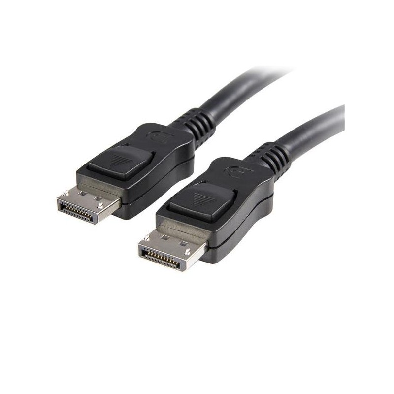 StarTech.com Cable de 3m Certificado DisplayPort 1.2 4k con Cierre de Seguridad - 2x Macho DP, Displ DISPLPORT10L