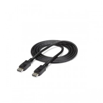 StarTech.com Cable de 3m Certificado DisplayPort 1.2 4k con Cierre de Seguridad - 2x Macho DP, Displ DISPLPORT10L