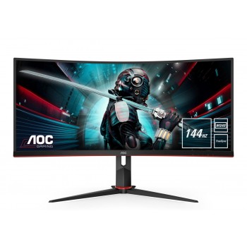 AOC Gaming CU34G2X BK - 34" - 3440x1440 - WQHD LED - Negro
