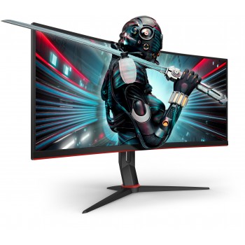 AOC Gaming CU34G2X BK - 34" - 3440x1440 - WQHD LED - Negro