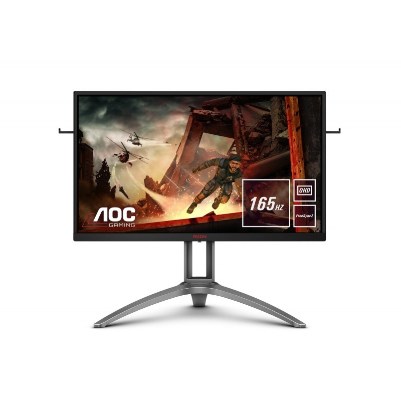 AOC Gaming AG273QX - 27" - 2560x1440 - Quad HD LCD - Negro, Rojo