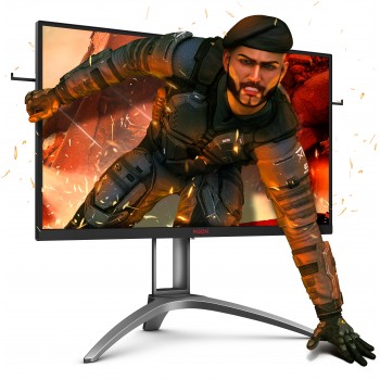 AOC Gaming AG273QX - 27" - 2560x1440 - Quad HD LCD - Negro, Rojo