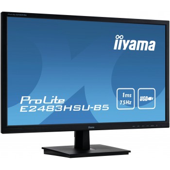 iiyama ProLite E2483HSU-B5 - 24" - 1920x1080 - Full HD LED - Negro