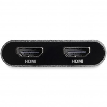 StarTech.com Adaptador Gráfico Thunderbolt 3 a Doble HDMI - 4K 60Hz - Compatible con Mac y Windows(  TB32HD24K60