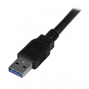StarTech.com Cable USB 3.0 SuperSpeed Negro de 3 metros - A Macho a B Macho, 3 m, USB A, USB B, 3.0  USB3SAB3MBK