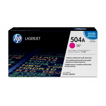 Cartucho de toner original LaserJet HP 504A magenta CE253A