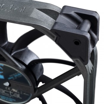 Fractal Design Venturi HF-14, Carcasa del ordenador, Ventilador, 14 cm, 850 RPM, 1200 RPM, 18,3 dB FD-FAN-VENT-HF14-BK